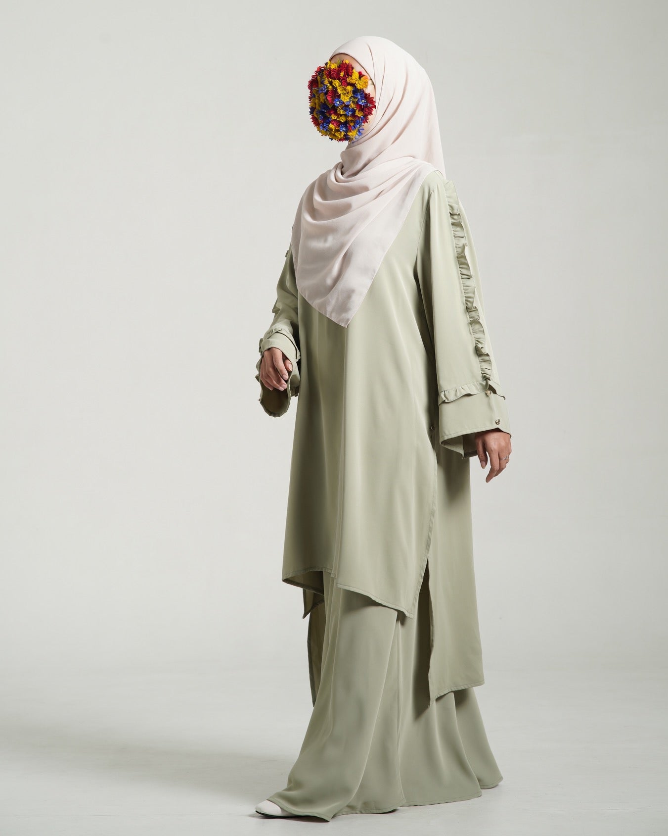 Image of Eshaluna Tunik + Skirt One Set Melayu